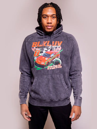Blkluv Racing Hoodie - Made with Blkluv
