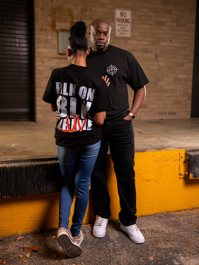 Blk on Blk Luv Heavy Tee